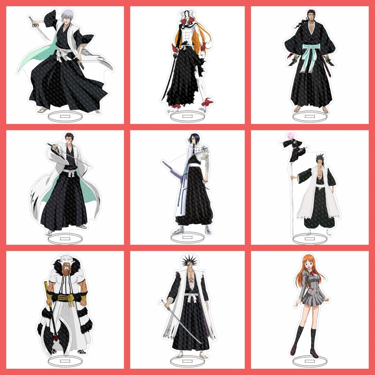 

New Style Cartoon Anime Bleach Acrylic Stand Kurosaki ichigo Urahara Kisuke Figures Model Desktop Ornaments Birthday Gifts