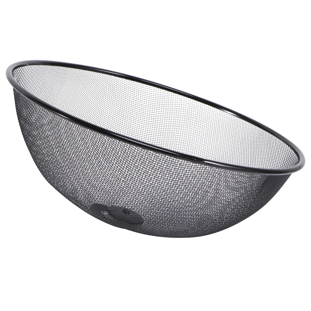 

Stainless Steel Mesh Fruit Basket With Mesh Cover Cover 35Cm Round Metal Mesh Tent Umbrella Fruit Basket With Mesh Cover Cover