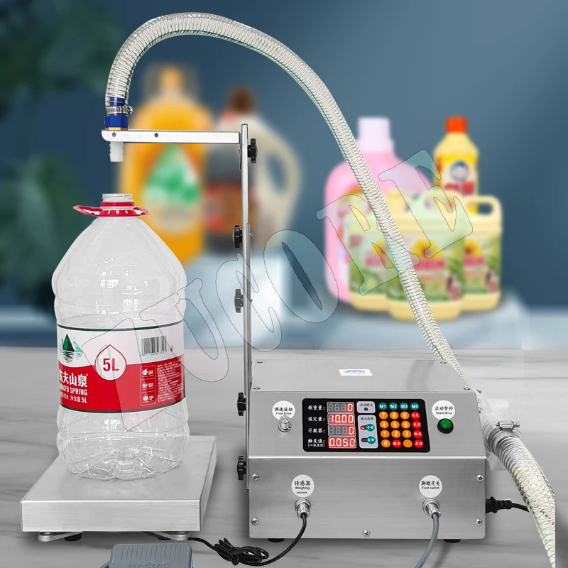 CSY-L36 Large Flow Weighing Type Fully Automatic Quantitative Liquid Laundry Liquid Edible Oil Filling Machine