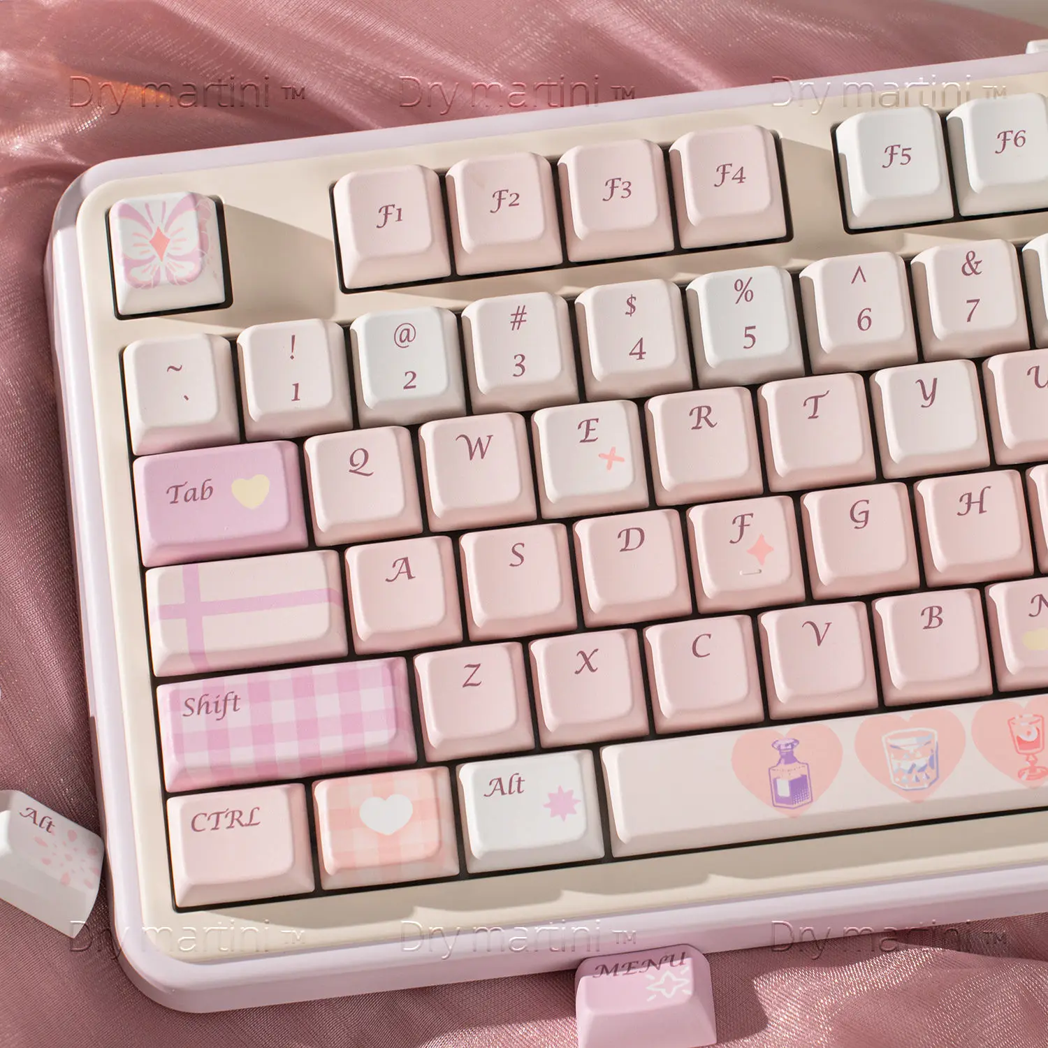 New MDA Keycap Drunk Moment Mechanical Keyboard Ball Cap Simple PBT Sublimation 61 68 75 87 98 108