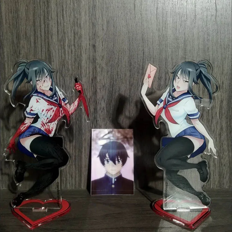 ayano Game Yandere Simulator Ayano Aishi Yan-chan Cosplay Standing Plate