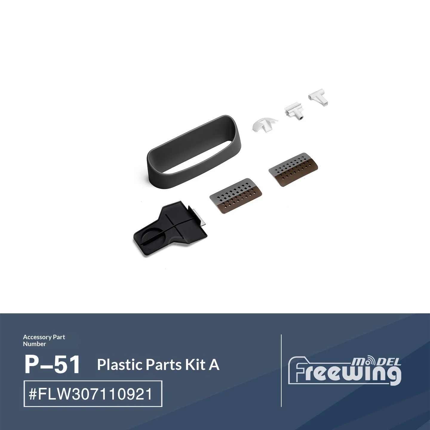 Freewing Flightline 1600mm P-51 Mustang Accessories (2) Propeller Light Assembly Screw Connection Steel Wire Machine Wheel Cable image 3