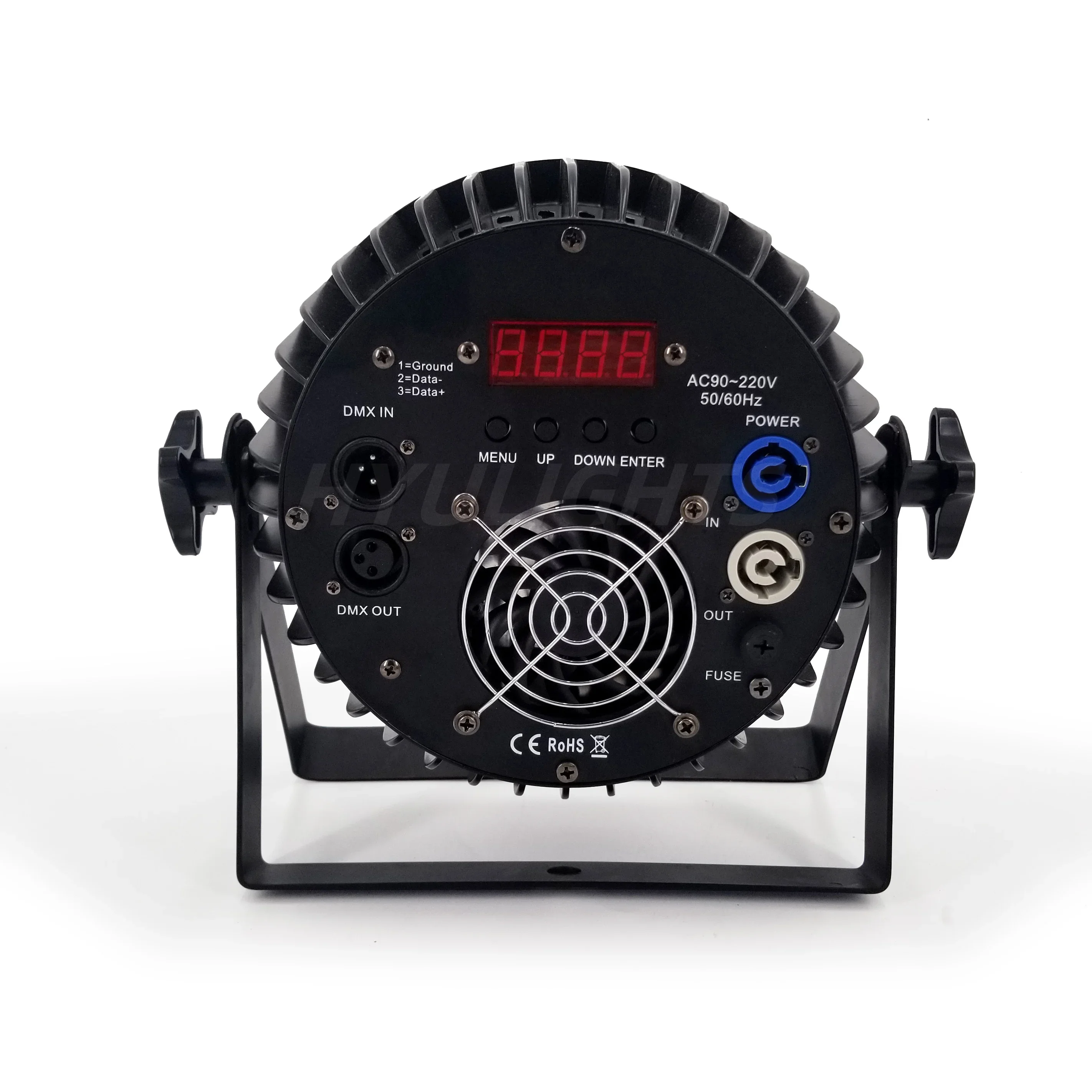 Алюминиевый светодиодный светильник Par 24x18 Вт RGBWA UV 6in1 Stage Light Profession KTV DJ Wash Light