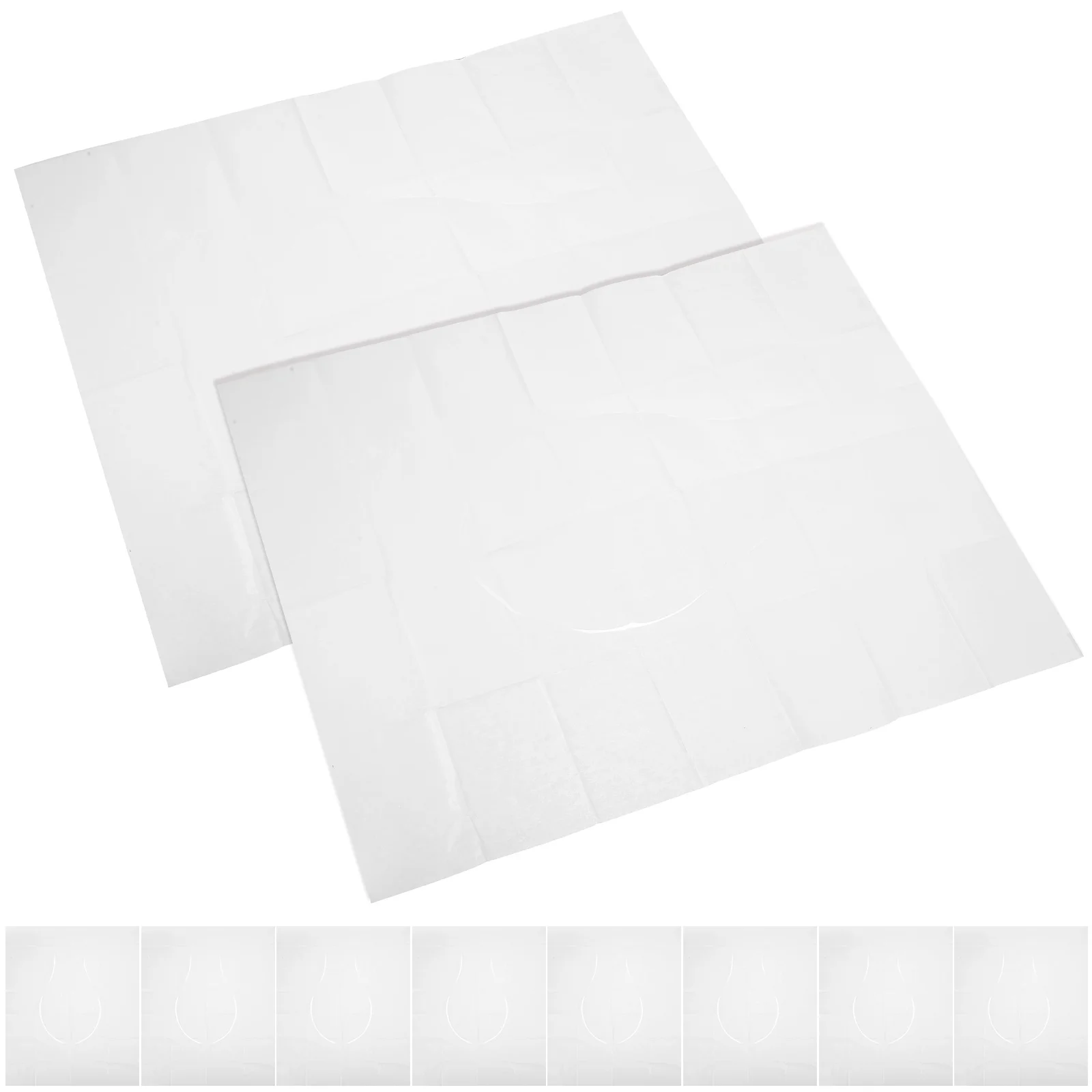 

Disposable Toilet Seat Cover 5 Packs White Premium Material Bathroom Accessories Portable Pad Travel Eco Friendly Sanitary