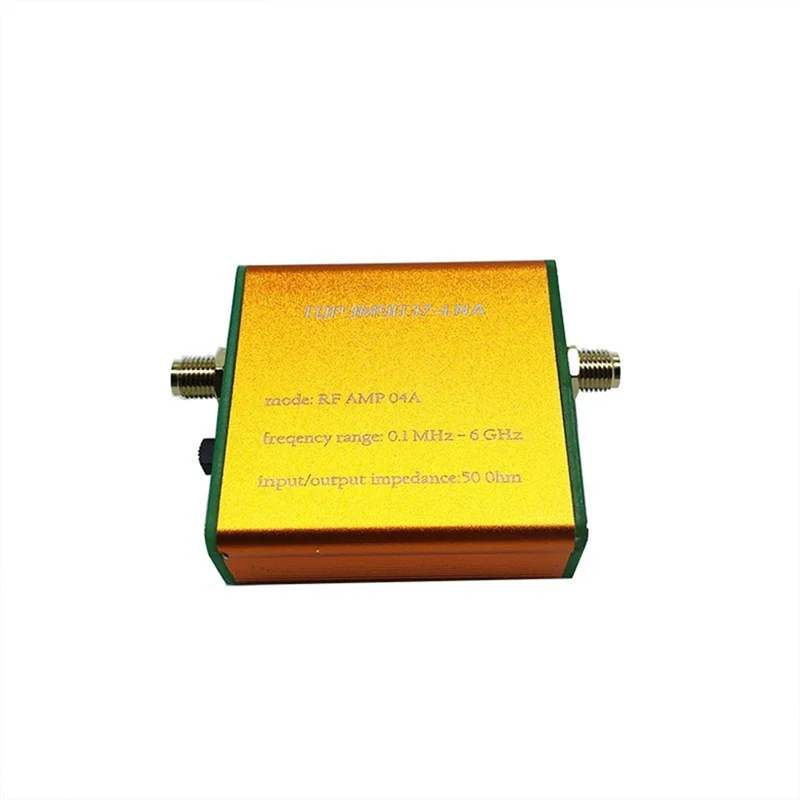 100K-6GHz Full-Band Amplifier Preamplifier High Linearity Ultra-Low Noise Gain Amplifier, No Battery Version