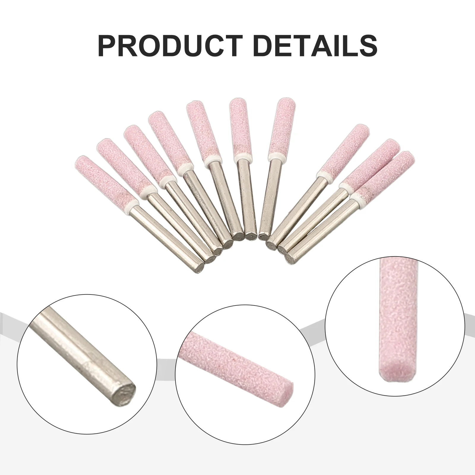 for durable Practical Garden Grinding Wheel Grinding Head Kit Stone Tool 10Pcs 4.0/4.8/5.5mm Accessories Chain Saw