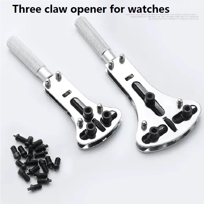 34mm/55mm Watch Opener Three Claws Remove The Back Cover Replace The Battery Watch opener Watch Repair Tool Cap 18Pcs Minions