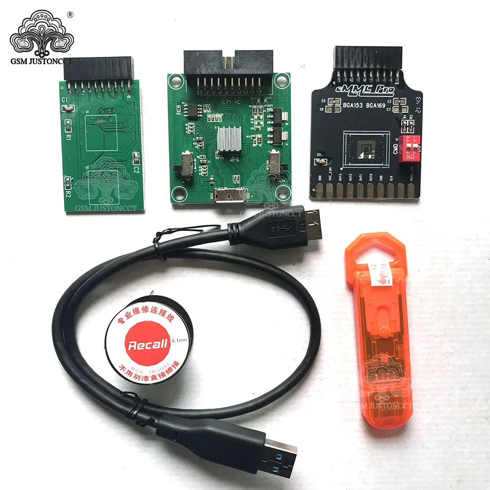 

New Version Hydra Dongle and Hydraulic EMMC ISP Adapters Tool, USB 3.0 BGA153,BGA169,BGA221,BGA162
