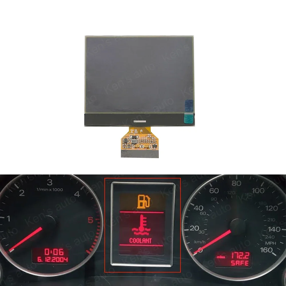 

Dashboard LCD Display For Audi A4 B6 B7 Instrument Cluster Screen Digital Pixel Repair