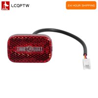 Warning Brake Lamp Skateboard Taillight for NIU KQi3 Electric Scooter Stoplight Parts Rear Fender Lights LED Safety Tail Light
