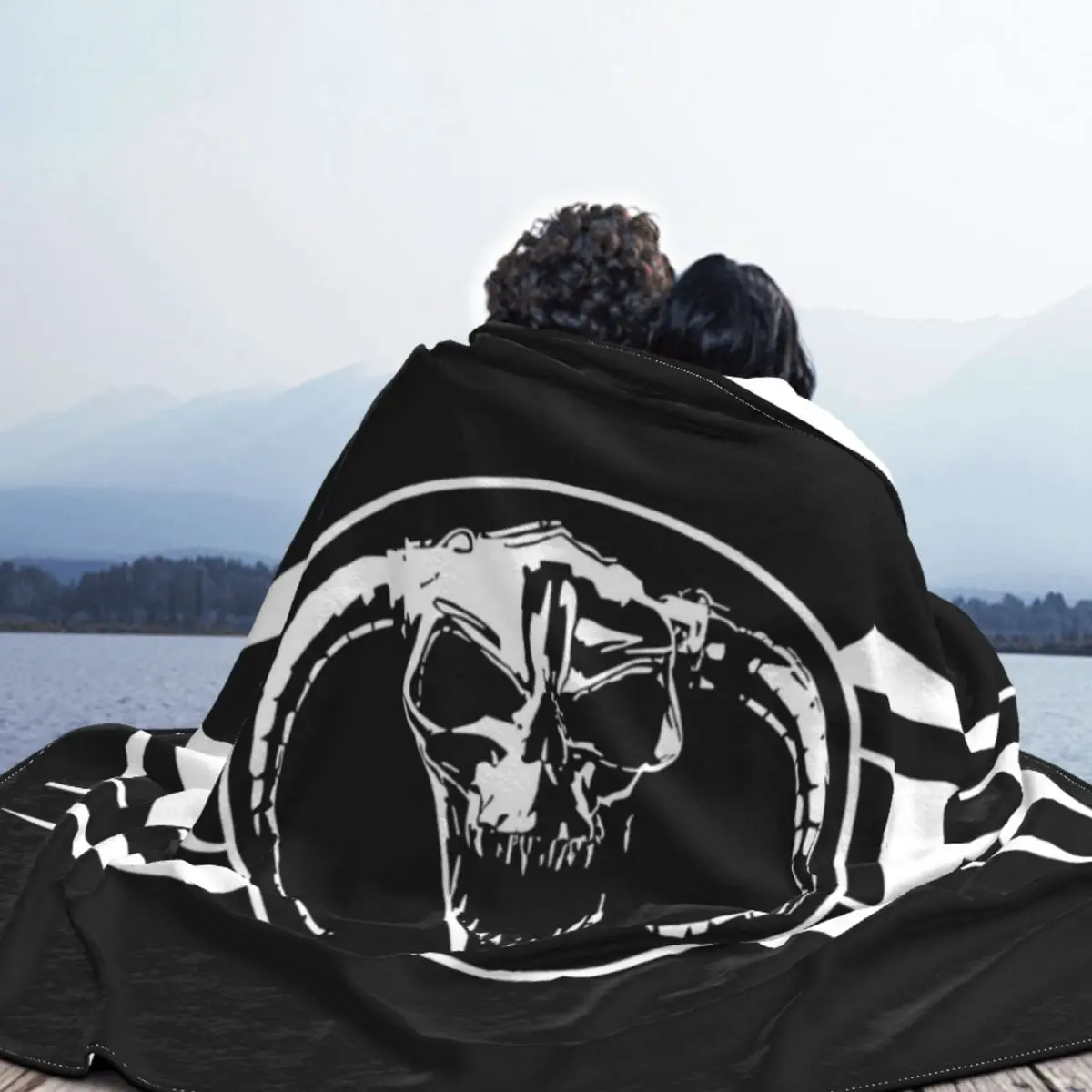 Meesters Of Hardcore Logo-Moh Skull Quilt Slaapkamer Quilt Voor Bed Huis En Decoratie Gooien Deken