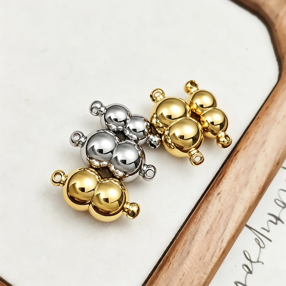 5/10Pcs Stainless Steel Smooth - Pearl Necklace review and price