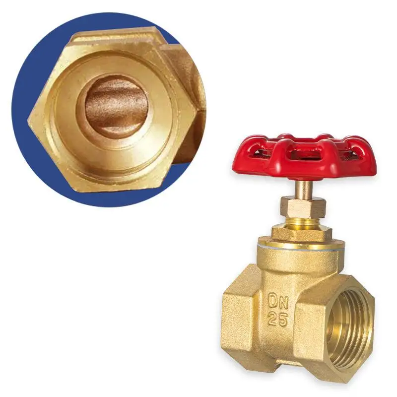 Precision Brass Gate Valve with Female Thread 1/2