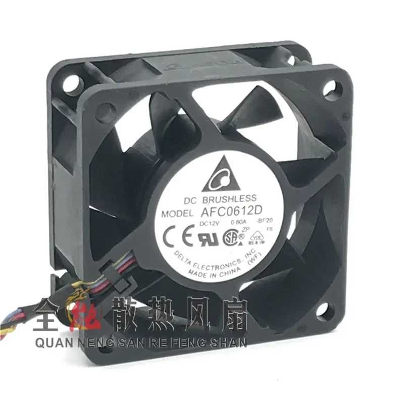 for Delta 6025 AFC0612D 12V 0.60A Cooling Fan 60x60x25mm Original DC Brushless Computer Case Cooler view 2