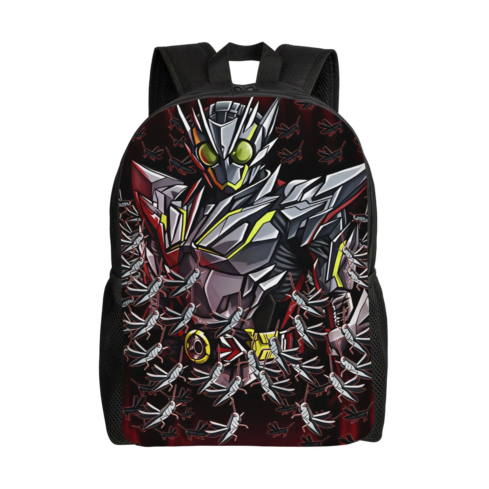 Kamen Riders Backpack  Boy Polyester College Backpacks Durable Modern High School Bags Rucksack