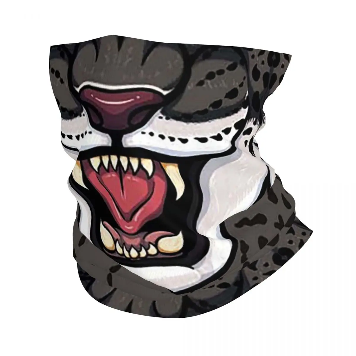 Bandana blindada Jaguar King para homens e mulheres, capa do pescoço, lenço de rosto estampado, headwear quente, ciclismo para adulto, para toda a temporada