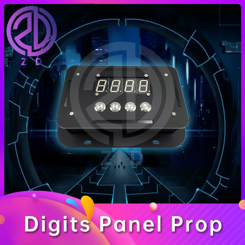 

Digits Panel Prop Real Life Escape Room enter the 4 correct digits on digits panel to unlock ZD escape game prop