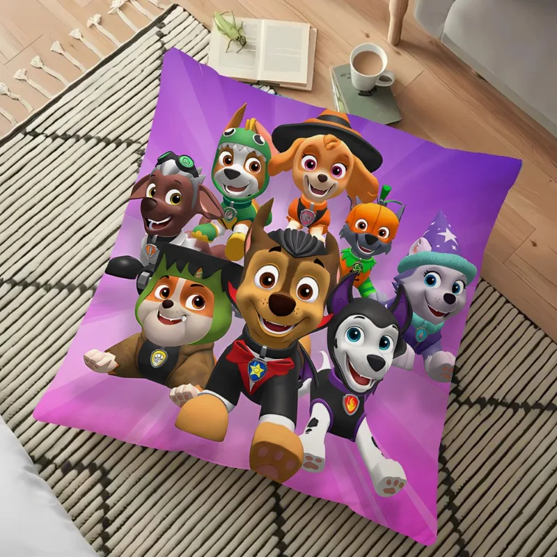 باو دوريات أنيمي طباعة غطاء وسادة ، مطاردة سكاي ، وسادة كارتون لطيف ، ديكور الهاليان ، إكسسوارات منزلية ، هدايا الموضة للأولاد والبنات