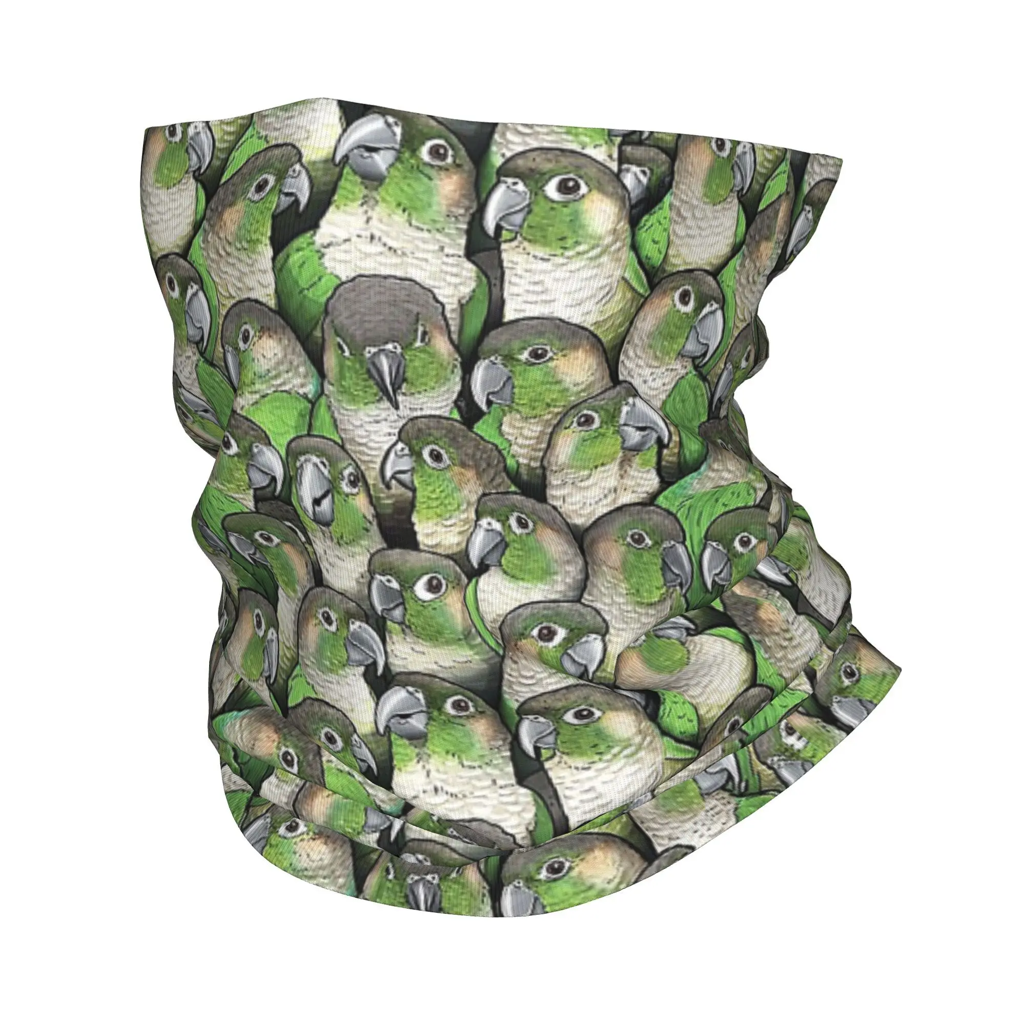 وشاح ملفوف مطبوع عليه رقبة كونيورز باللون الأخضر، عصابة رأس دافئة للجري للجنسين والكبار طوال الموسم