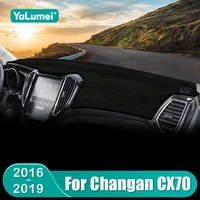 Para Changan CX70 2016 2017 2018 2019 alfombrilla para salpicadero de coche parasol instrumento escritorio cubierta antideslizante Accesorios