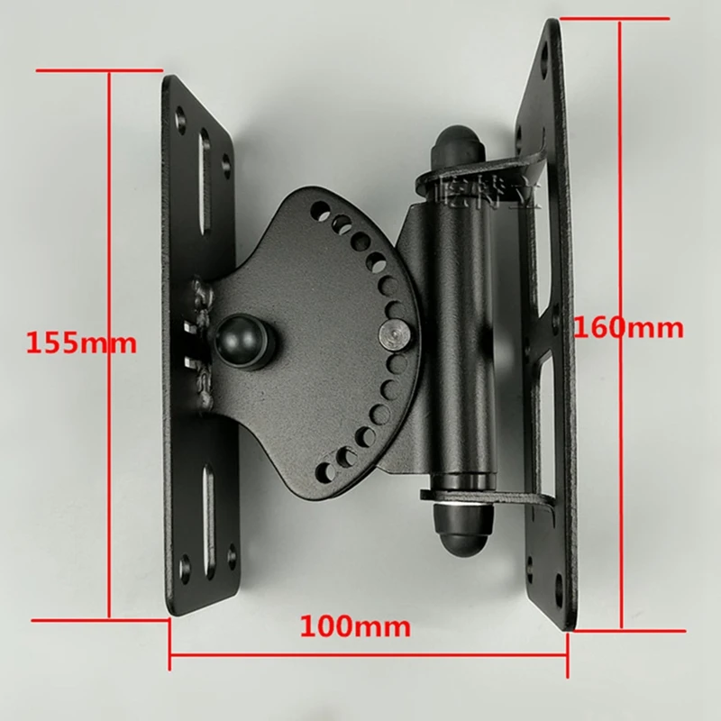 2x starke universelle Surround-Lautsprecher Wand halterung Decken halterung Lautsprecher Wand halterung Neigung drehen 60kg 132lbs