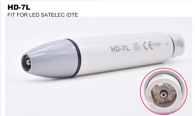 High Quality HD-7L DTE Satelec Portable Dental Scaler Handpiece Detachable Sonic Ultrasonic Scaler Spare Part Handpiece Handle