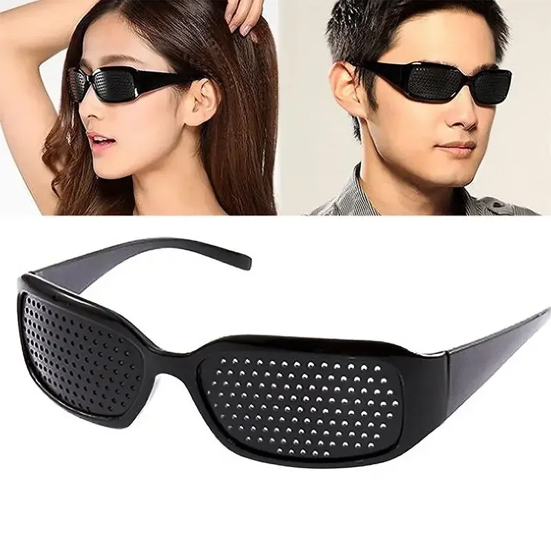 Multi-Hole Anti-myopia Vision Care Ophthalmology Correction Enhancer Glasses Antifatigue Glasses PC Screen Laptop Eye Protection