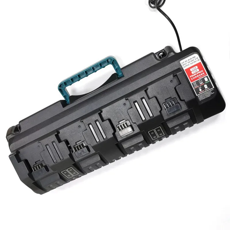 110-240V Li-ion Battery Charger for Milwaukee M18 48-11-1815 48-11-1828 48-11-2401 48-11-2402 4-Port 3ACharger free shipping
