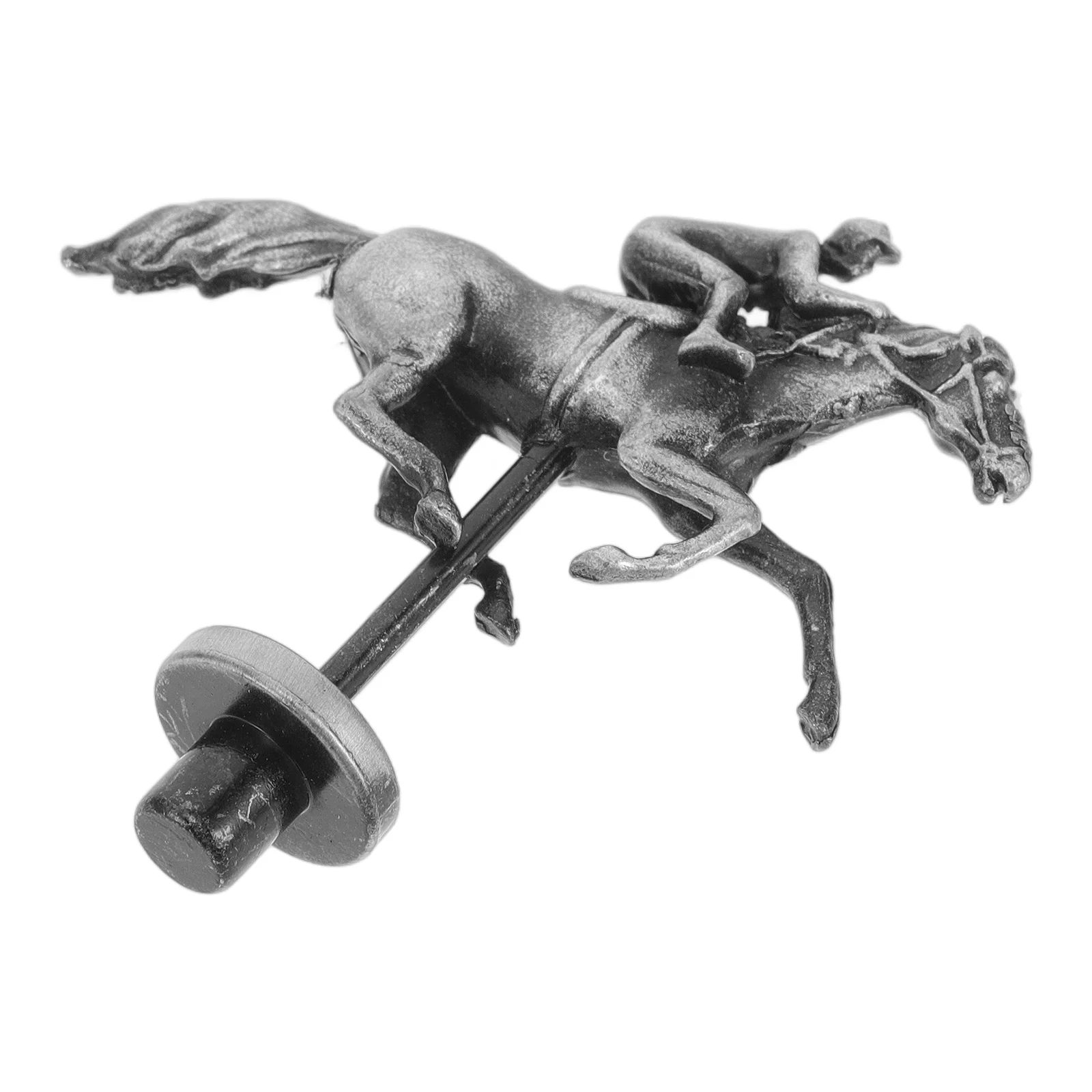 

Horse Racing Chess Pieces Metal Figurines Board Game Prop Gaming Accessories Precision Manufactured Sturdy