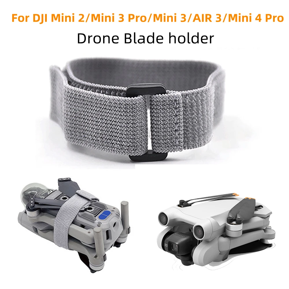 Para DJI Mini 2/Mini 3 Pro/Mini 3/AIR 3/Mini 4 Pro hélice de paleta haz elástico amarre de paleta accesorio de hoja de ala fija