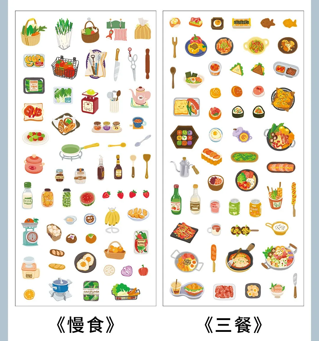 Niedliche Scrapbooking-Aufkleber, Junk-Journal-Bastelbedarf, Lifestyle-Dekorationselemente für kreatives Schreiben und Erinnerungserhaltung – Detail 36
