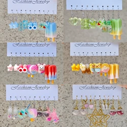 10pcs Cross border European and American Luminous Small Bottles Cute Little Bear Star Ice Cream Butterfly Love Simulation Funny