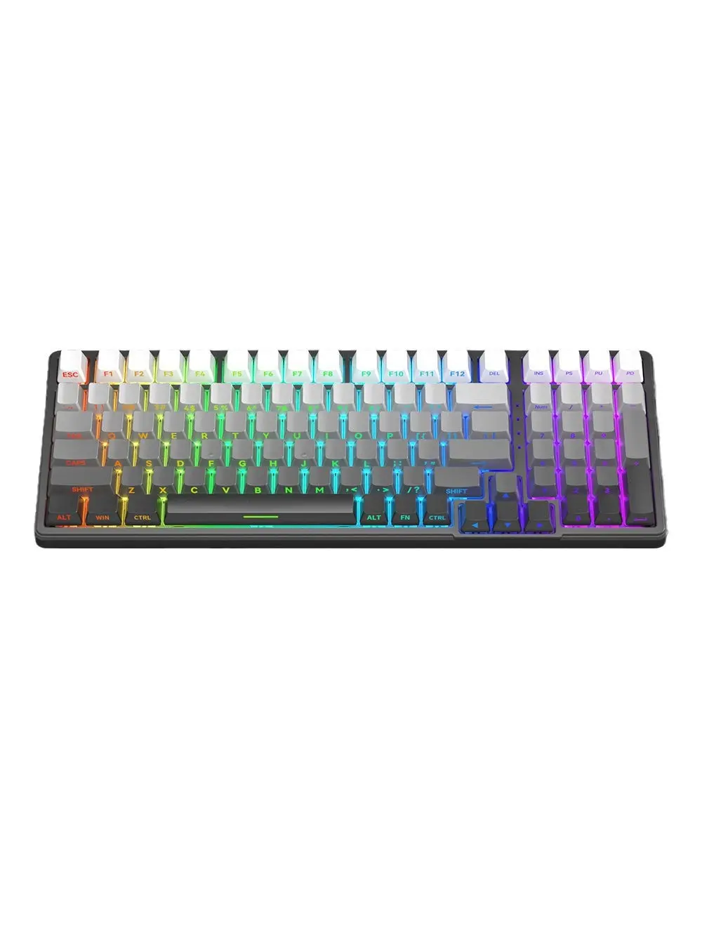 

Gradual change ZT99 wireless mechanical keyboard gasket structure esports high value game silent keyboard
