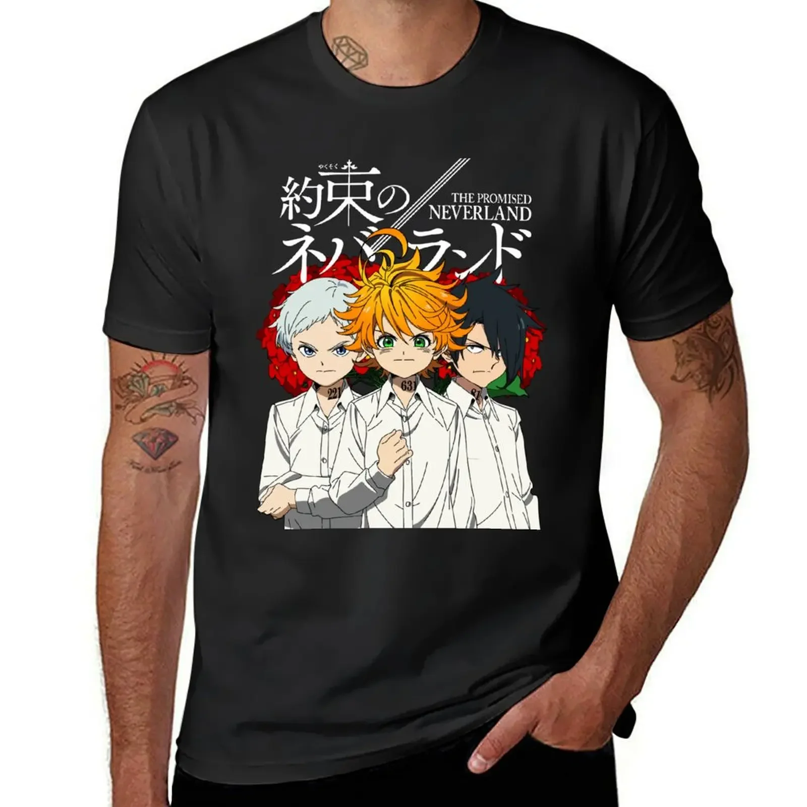 

The Promised Neverland - Yakusoku no Neverland T-Shirt for a boy plain men clothing