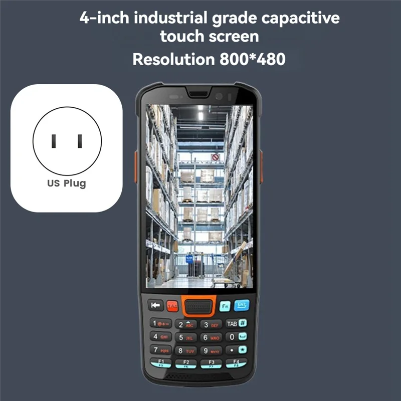 

4G Stock Management Android Data Collection Terminal Handheld Barcode 3+32 With Charger 4G Device For Warehouse US Plug