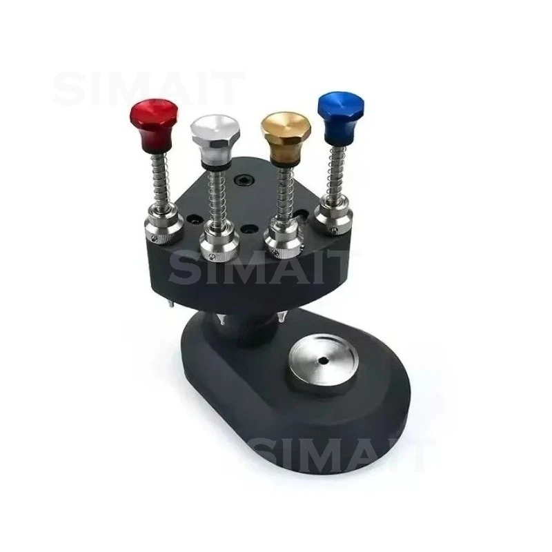4-Pin Watch Hand Presser with Interchangeable Tips | Precision Watch Repair Kit for Setting Hands | Professional Horology Tool