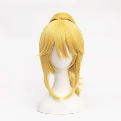 Super Bowsette Kuppa Koopa Hime Princess Cosplay Wigs Blond Straight Synthetic Hair Halloween Party Props