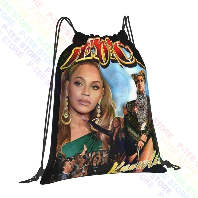 Beyonce Graphic 01 Drawstring Bags Gym Bag Vintage Creative Shopping Bag School Sport Bag