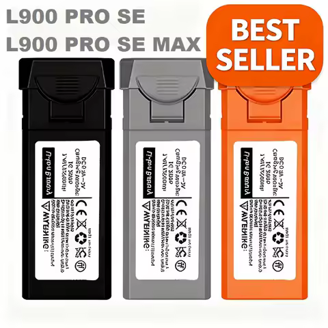 Drone L900 Pro SE Battery 7.4V 2200MAH Lipo Battery for L900 Pro Se Max Drone Quadcopter Original Battery Black Grey Orange