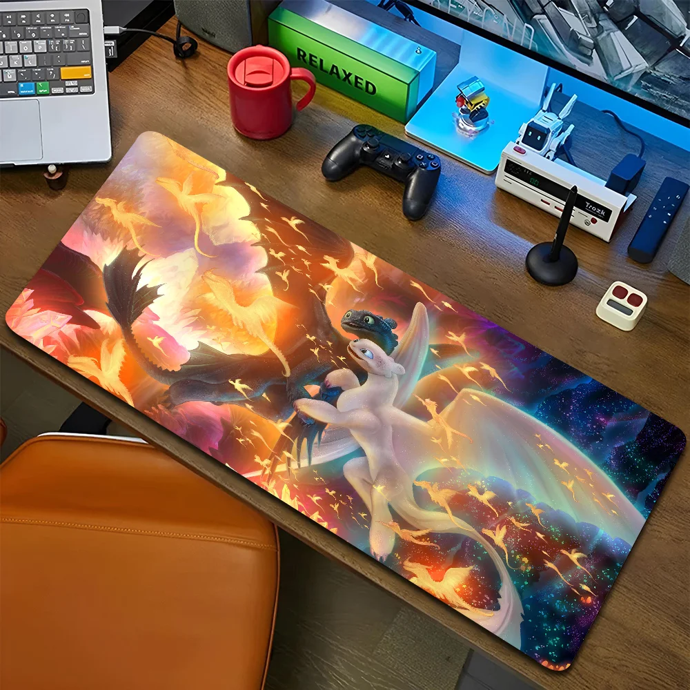 1pc How To Train Your Dragon Non-slip Mouse Pad Suitable For Office Computers Laptops E-sports Game Desk Mats XXL Keyboard