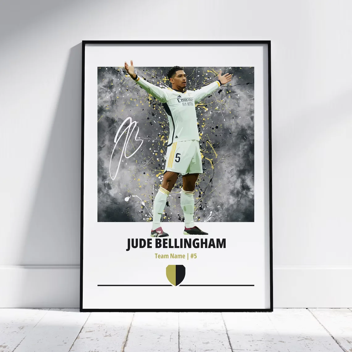 Eberechi Eze Arsenal Fan Wall Art -Ideal for Arsenal Supporters, Football Enthusiasts, or Anyone Who Loves Sporty, Motivational