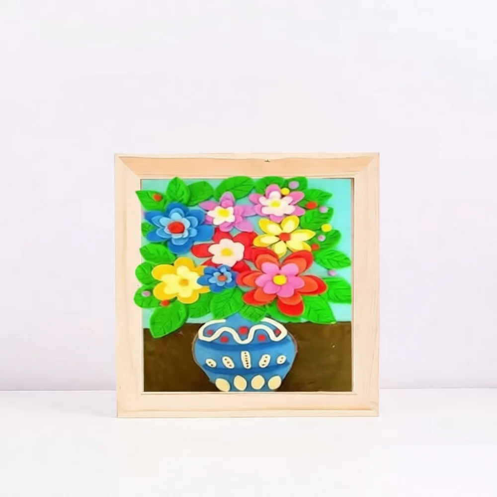 DIY Handmade Clay Painting Fra - Art Craft Painting 评论和价格