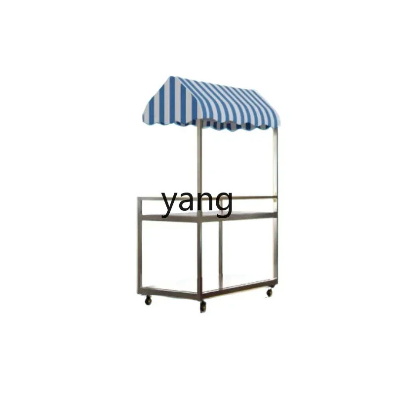 

LTT folding stall trolley ice powder sushi sausage ice cream mobile snack cart