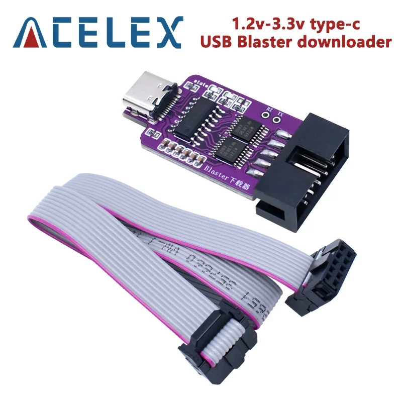 1.2v-3.3v type-c USB Blaster downloader For ALTERA CPLD/FPGA JTAG Altera Programmer for arduino