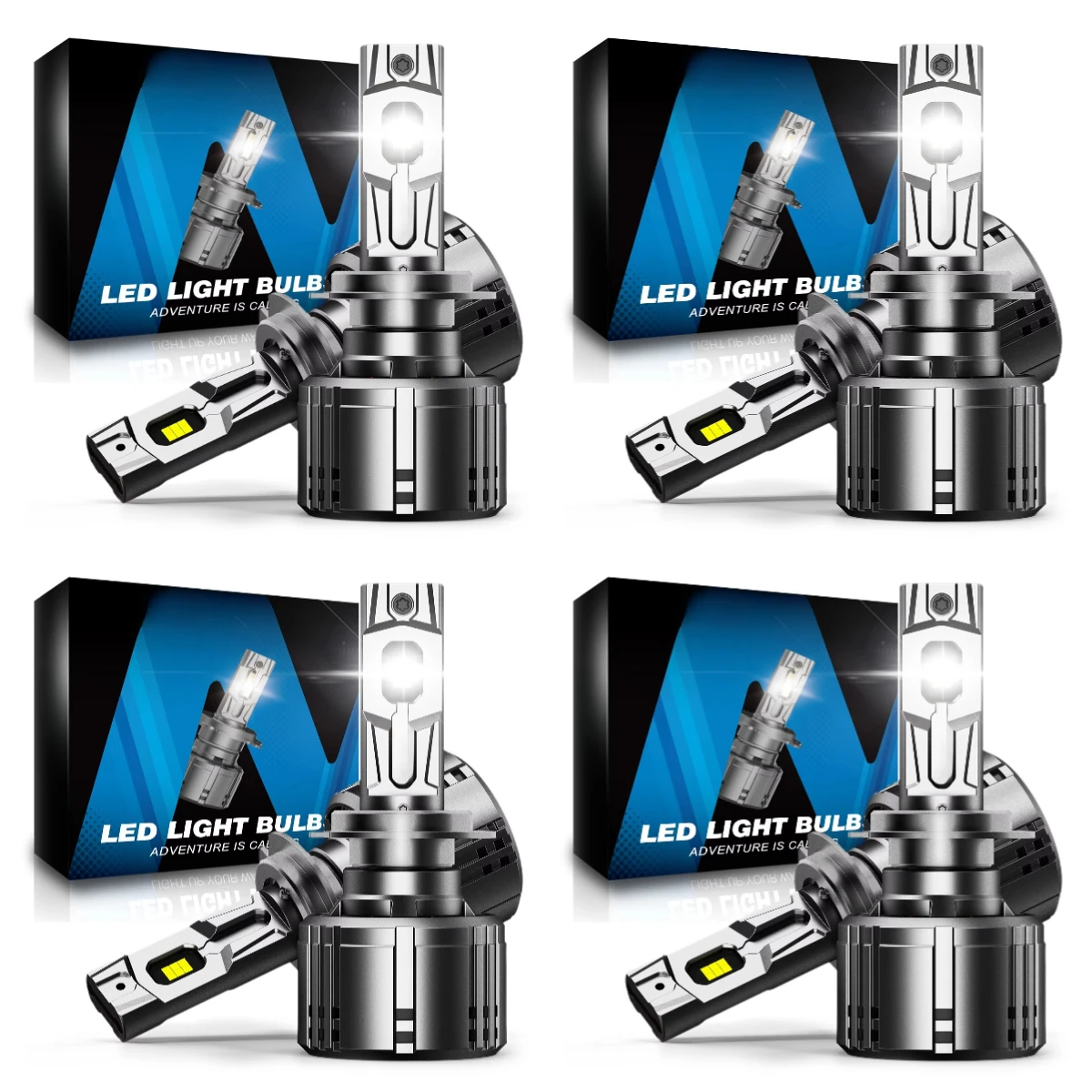 Bombillas LED para Auto de 240w y 50000 Lúmenes, Faros Delanteros H7 H11, Bombillas 9005 9006 H1 Canbus, Luces LED H4 para Automóvil
