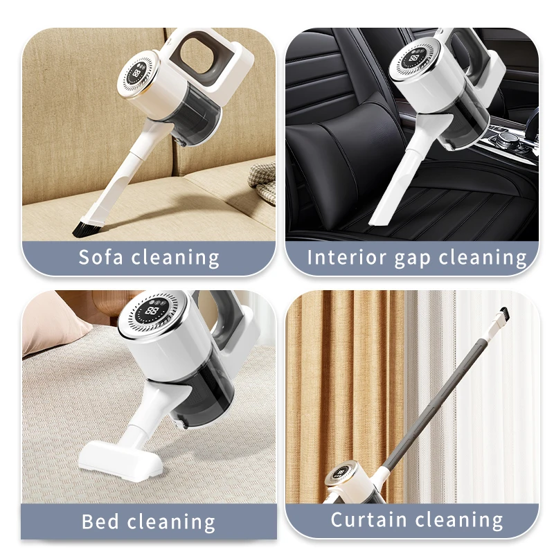 Wireless Handheld Vacuum Cleaner Cordless Handheld Vacuum Chargeable Auto Vacuum for Home & Car & Pet Mini Vacuum Cleaner