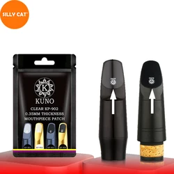 Saxophone Tooth Pad Mouthpiece Protect Pad Cover For Alto Tenor Soprano Saxophone Clarinet Mouthpiece Thickness 0.75mm 0.35mm