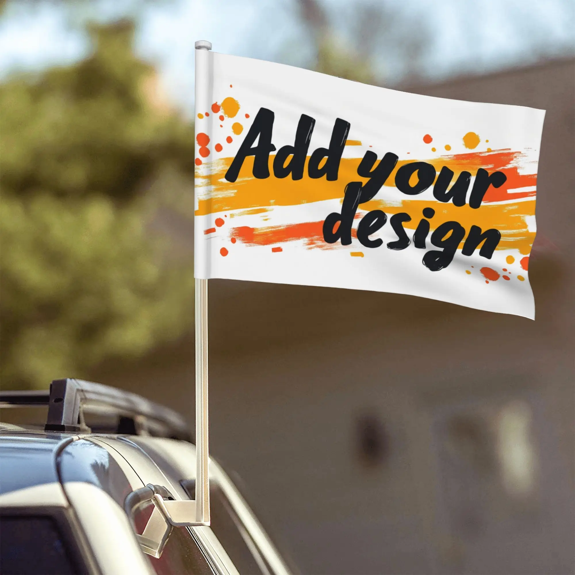 1pc Custom Flag Add Your Own Design Here Small Car Flags Double Side for Outside Customizable Gifts, Personalized Outdoor Banner