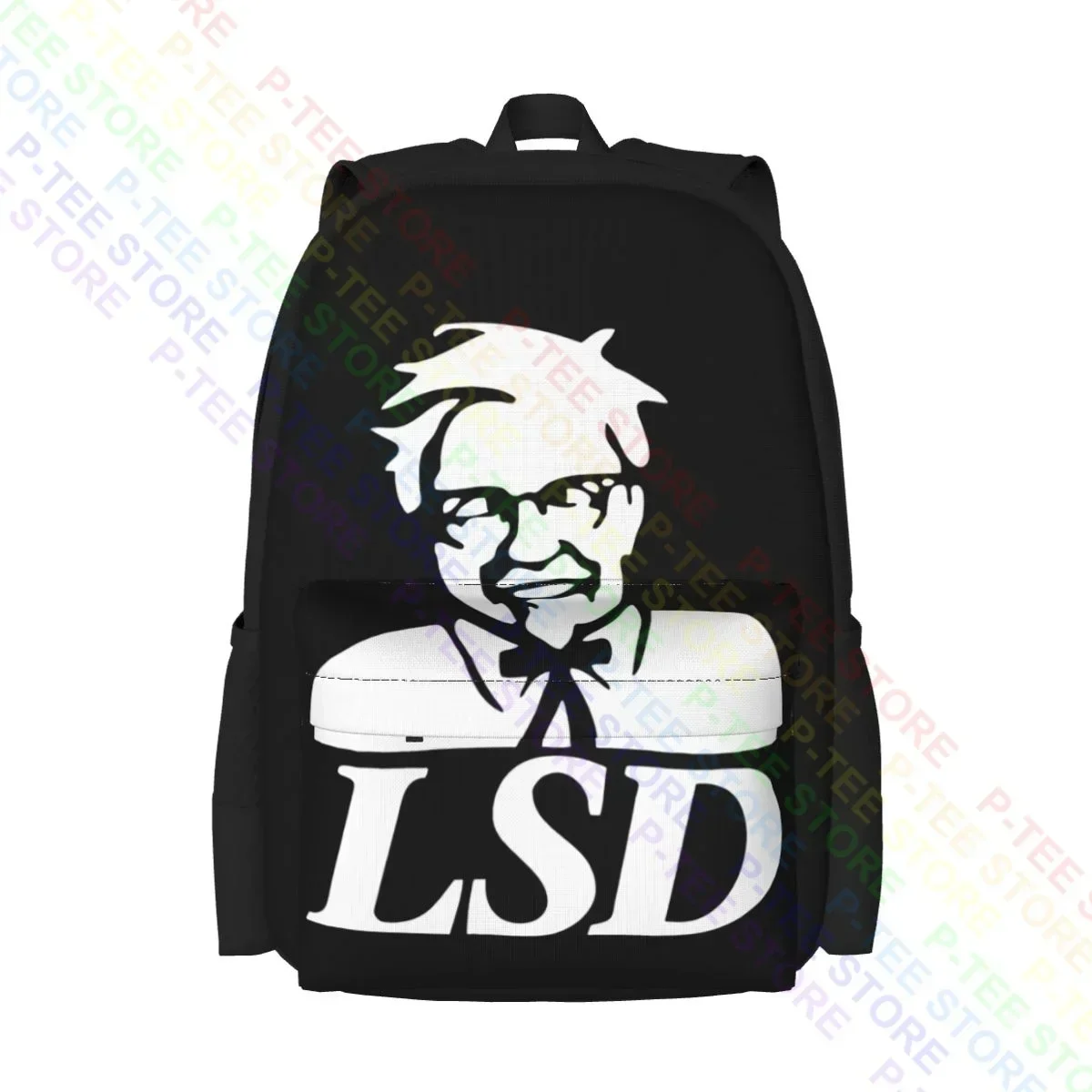 

Lsd Kfc Parody Drugs Festival Large Capacity Backpack Cute Shoe Bag Personalised Bags For Travel