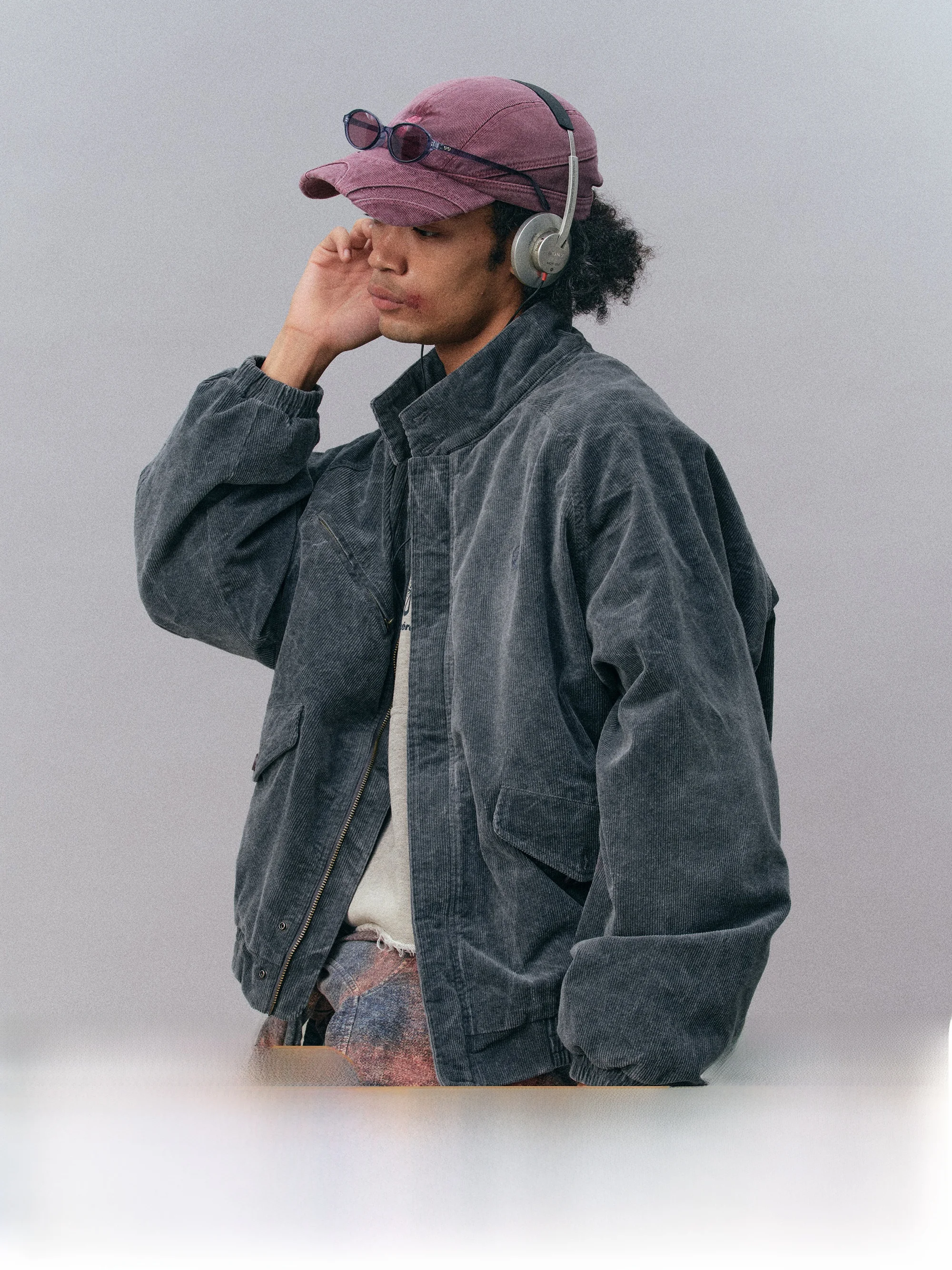 

Мужская винтажная куртка-харрингтон Monterest из вельвета свободного кроя с воротником-стойкой, хлопковое пальто для активного отдыха в горах